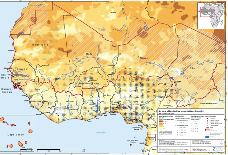 Sahel Drought Map